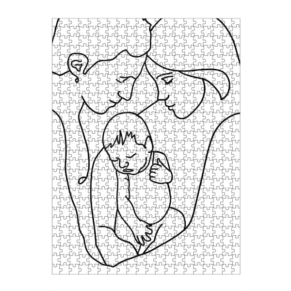 artboxONE Puzzle "Wonneproppen" artboxONE - Für Kinder,Für Mama,Für Papa