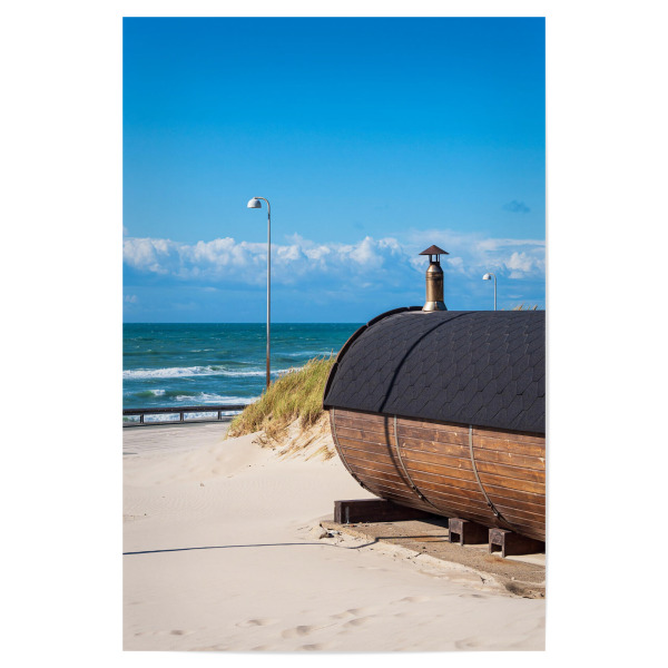 Poster 30x20 cm "Sand, Düne, Laterne" artboxONE - Natur,Reise,Architektur,Reise / Strand und Meer,Reise / Länder