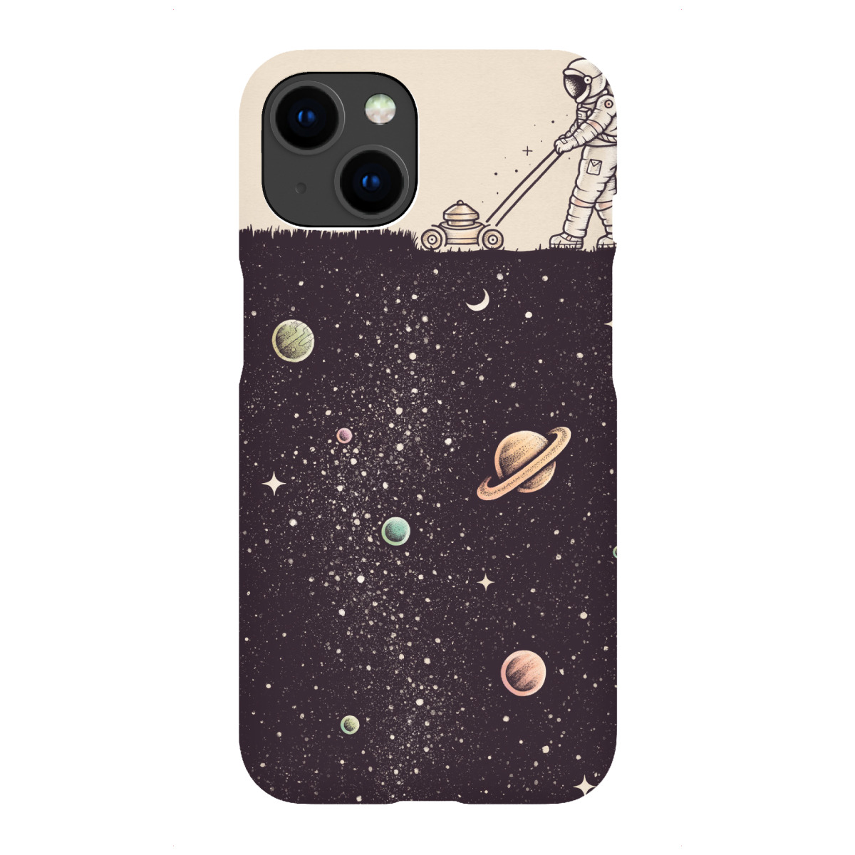 iPhone "Enkel Dika - Space Cut" Premium-Case Handyhülle artboxONE
