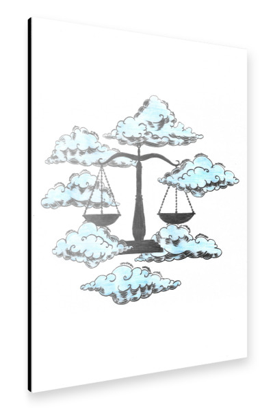 Alu-Dibond "Truth unto the Clouds" 30x20 cm artboxONE
