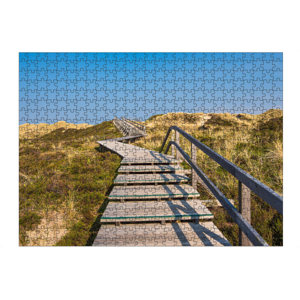 artboxONE Puzzle "Stufen, Bohlenweg und Düne" artboxONE - Natur,Reise