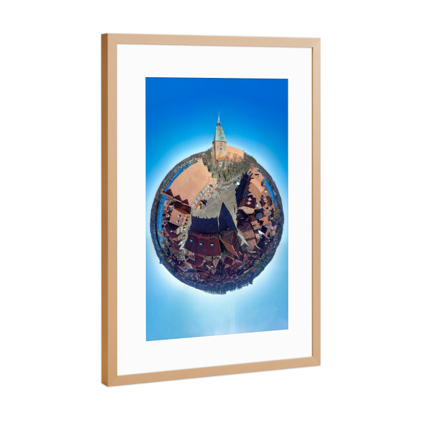 Poster mit Rahmen Kupfer "Mölln-Rathaus" artboxONE - Städte,Reise,Architektur,Reise / Länder,Städte / Weitere