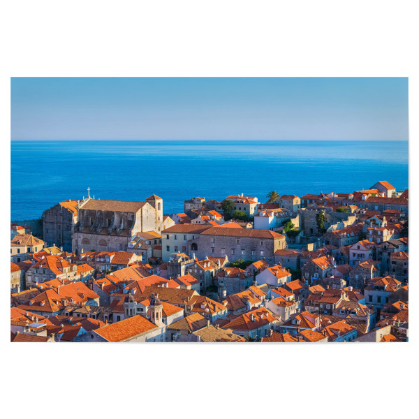Poster "Dubrovnik und das Meer, Kroatien" artboxONE - Städte,Reise,Architektur