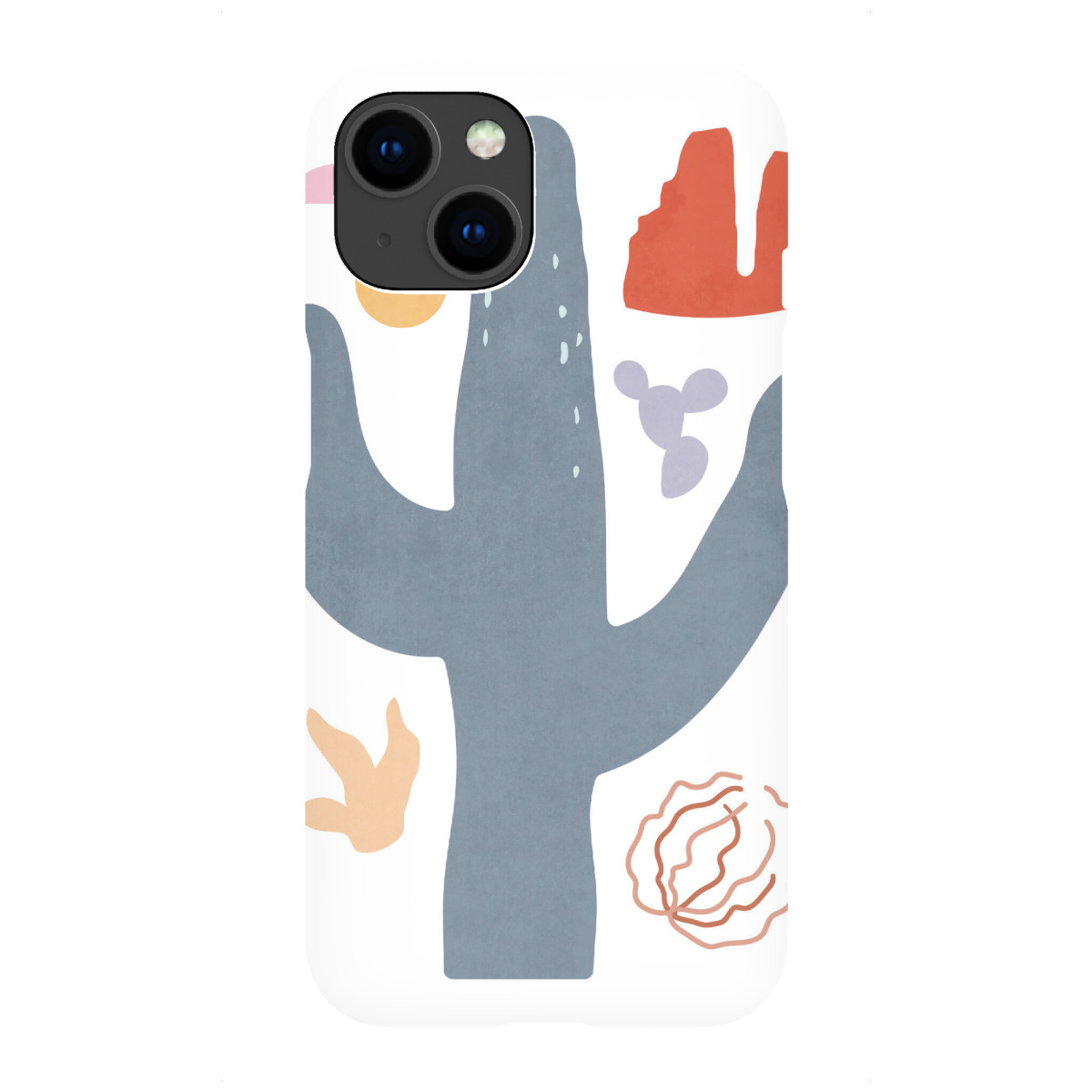 "Minimale Wüstenlandschaftsformen"für iPhone - Premium-Case Handyhülle artboxONE