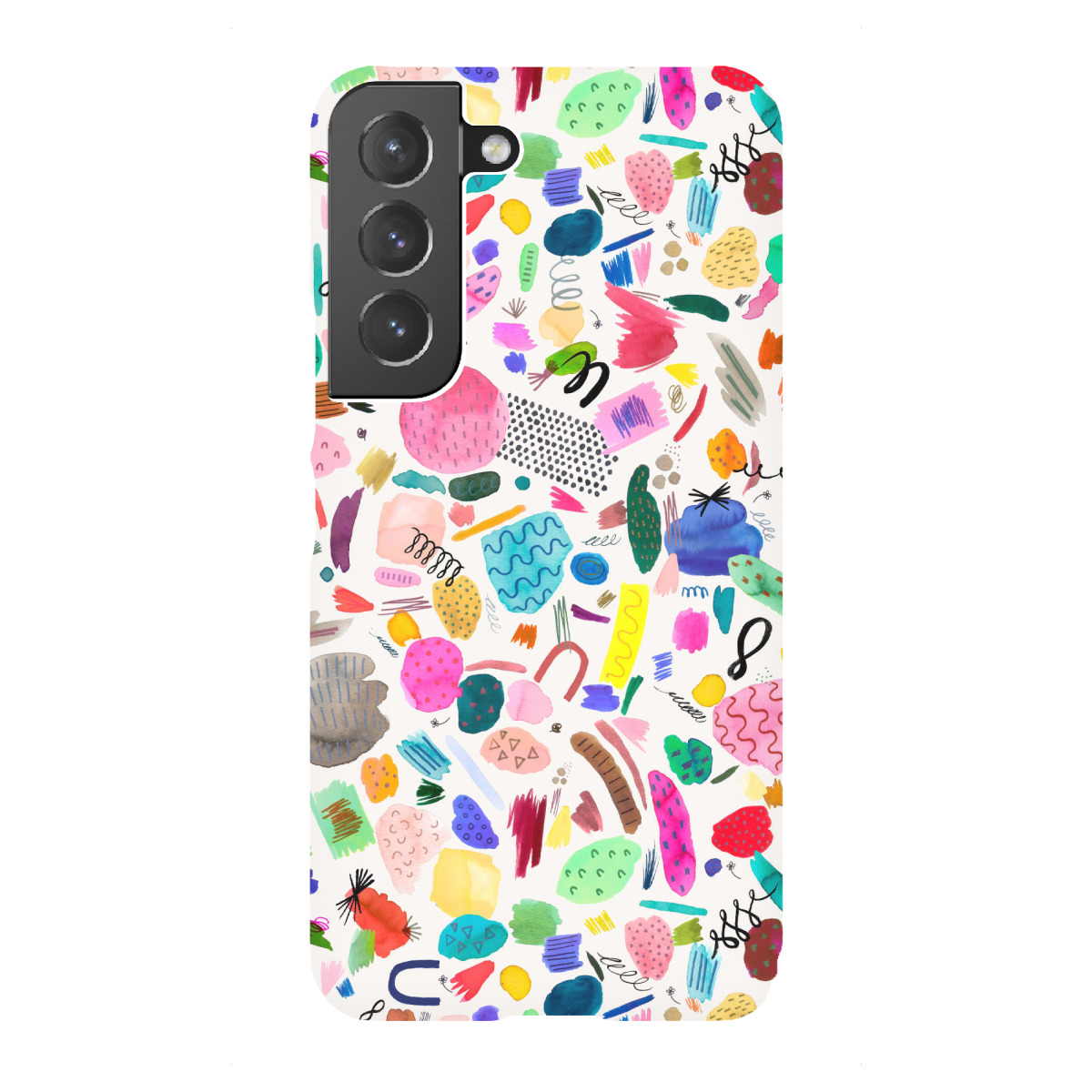 "Abstrakte Markierungen Scribbles"für Samsung Galaxy - Premium-Case Handyhülle artboxONE