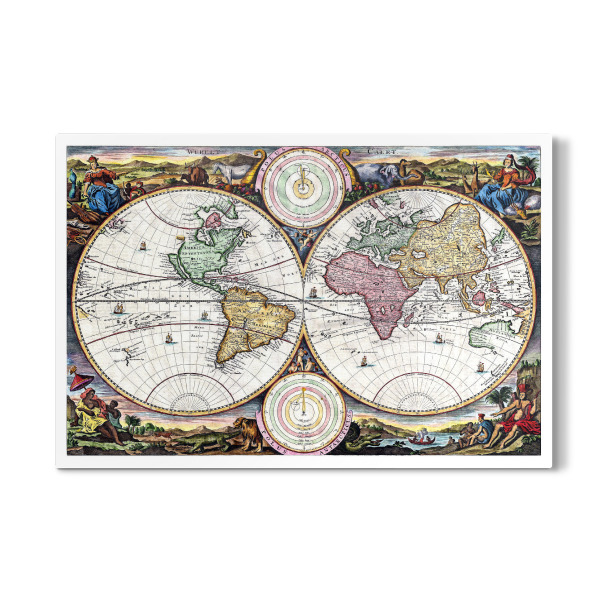 Galerie-Print "Karte der Welt-b" 30x20 cm artboxONE