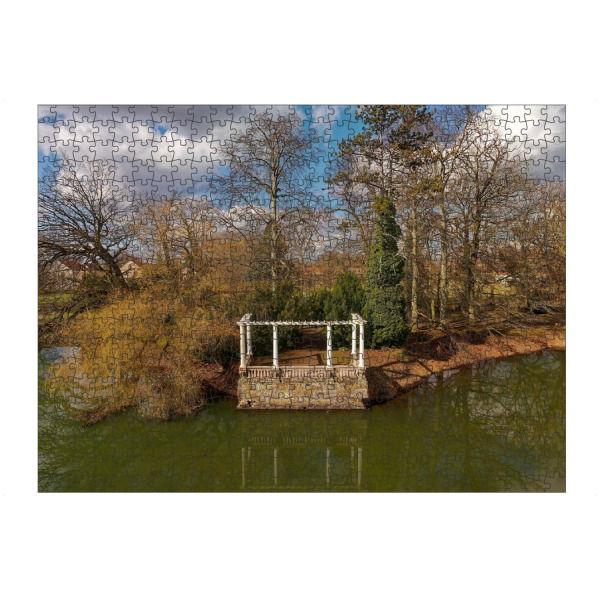 Puzzle Ravensburger "Tangerhütte-Park, See-Terrasse" artboxONE - Städte,Natur,Reise,Architektur,Städte / Weitere