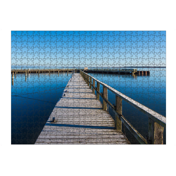 Puzzle Ravensburger "Steg und Bodden auf dem Fischland" artboxONE - Natur,Reise,Architektur,Reise / Strand und Meer