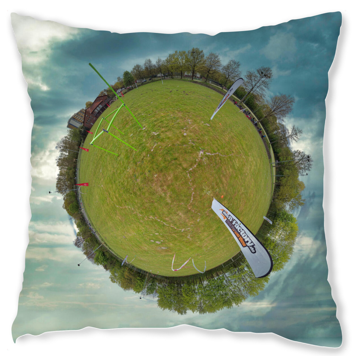 Design-Kissen "Hamburg FPV-Drohnen-Racingplatz" artboxONE - Stߤdte,Stߤdte / Hamburg,Reise,Sport / Motorsport,Sport