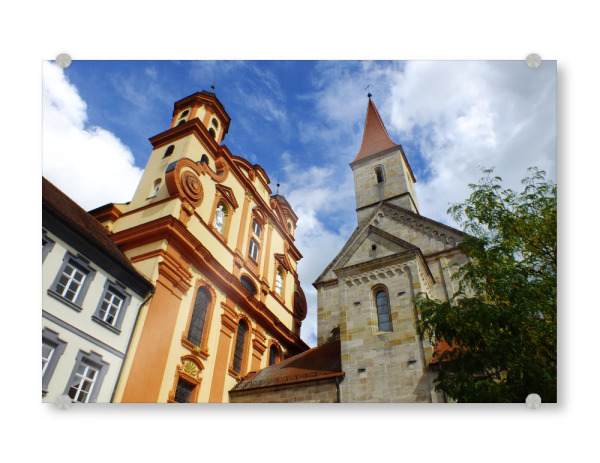 Acrylglasbild "Stadtkirche Ellwangen" artboxONE - Städte,Reise,Architektur,Reise / Länder