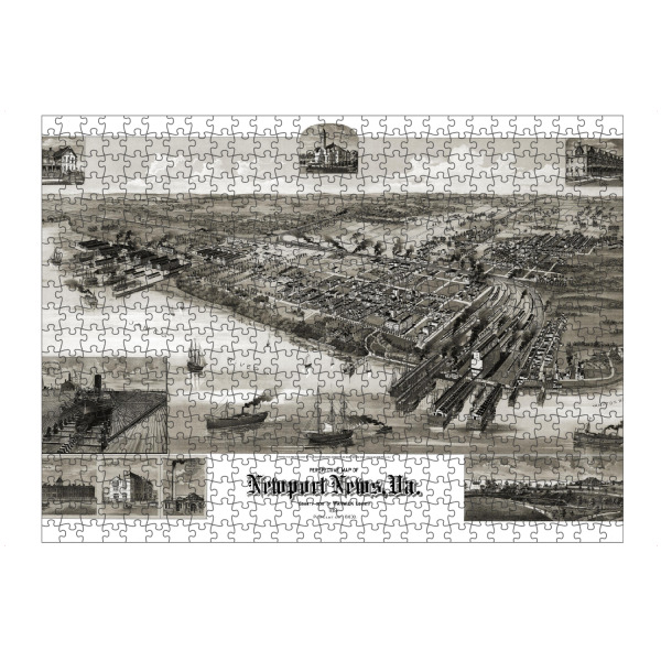 artboxONE Puzzle "Alte Karte Virginia" artboxONE - Städte,Kartografie