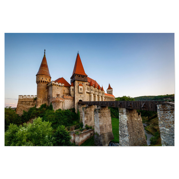 Poster 30x20 cm "Burg Corvin in Rumänien" artboxONE - Architektur