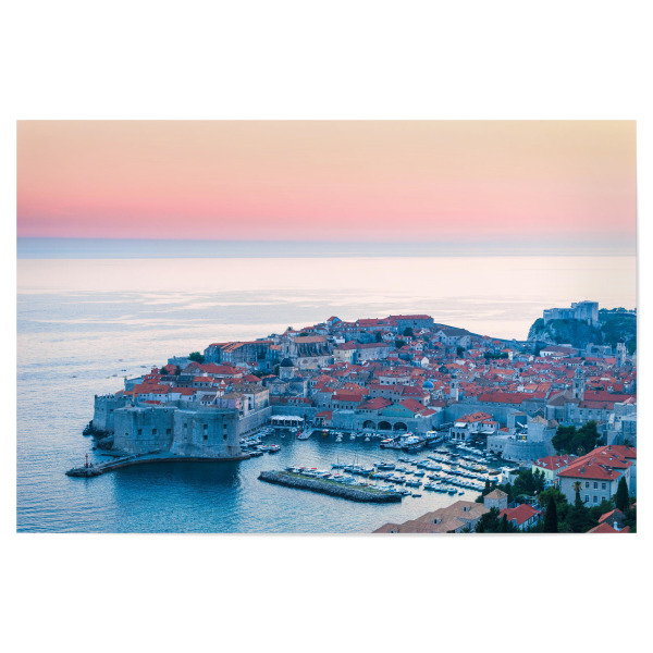 Poster "Dubrovnik bei Sonnenuntergang" artboxONE - Städte,Reise