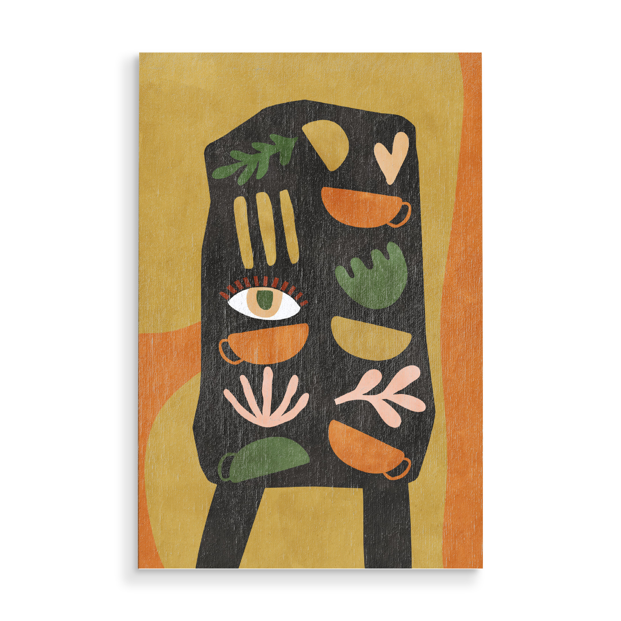 Holzbild "After coffee by TAS" artboxONE - Essen & Trinken,Abstrakt,Geometrie