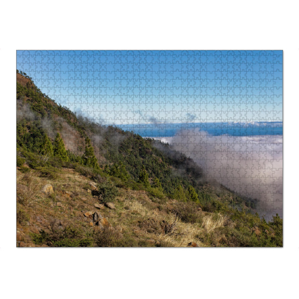 Puzzle Ravensburger "Teneriffa - Clouds touch Mountain" artboxONE - Städte,Natur,Reise,Reise / Strand und Meer,Reise / Länder