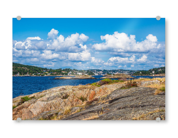 Acrylglasbild "Felsen, Küste, Arendal" artboxONE - Natur,Reise,Architektur,Reise / Strand und Meer,Reise / Länder