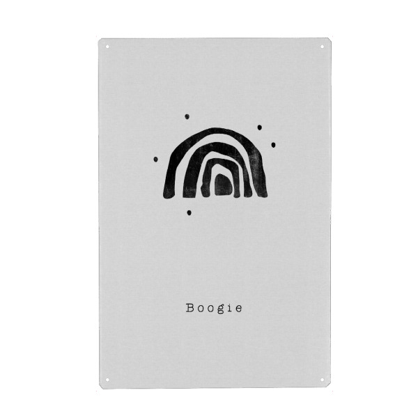 Holzbild "Zitat-Set - Boogie" artboxONE - Typografie,Abstrakt,Festivals,Galaxy,Lustig