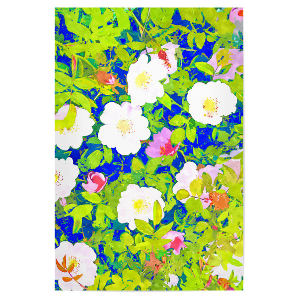 Poster 30x20 cm "Pop-Blumen" artboxONE - Floral