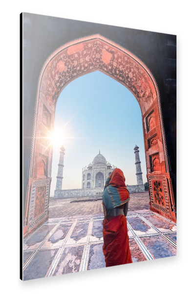 Alu-Dibond "Eine Reise zum Taj Mahal" 30x20 cm artboxONE