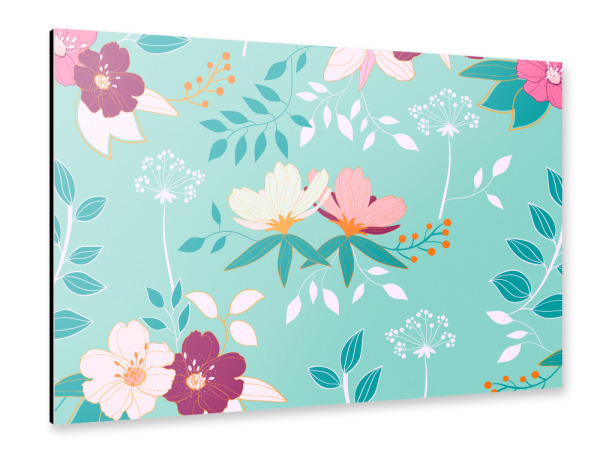 Alu-Dibond "Sommerlich-frischer Blumentraum" 30x20 cm artboxONE
