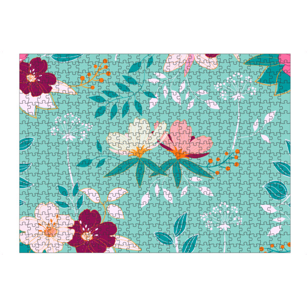 artboxONE Puzzle "Sommerlich-frischer Blumentraum" artboxONE - Typografie,Floral