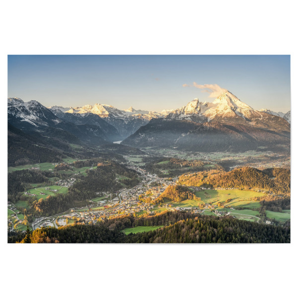 Poster 30x20 cm "Blick ins Berchtesgadener Land" artboxONE - Natur,Reise,Reise / Länder