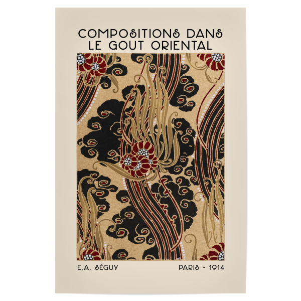 Poster "Orientalische Komposition" artboxONE - Natur,Floral,Abstrakt
