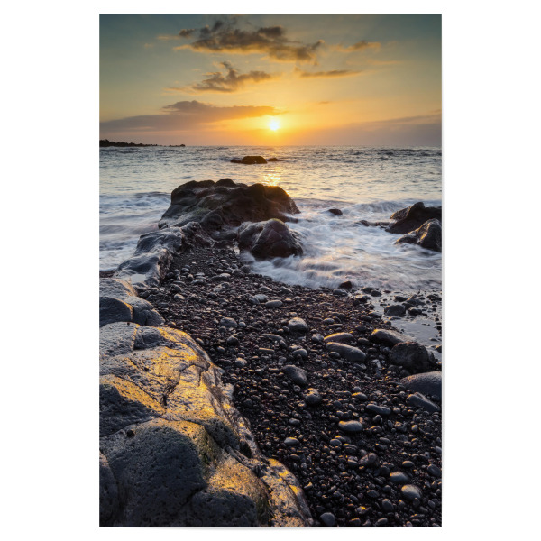 Poster 30x20 cm "Playa Jardin auf Teneriffa" artboxONE - Natur,Reise,Reise / Strand und Meer