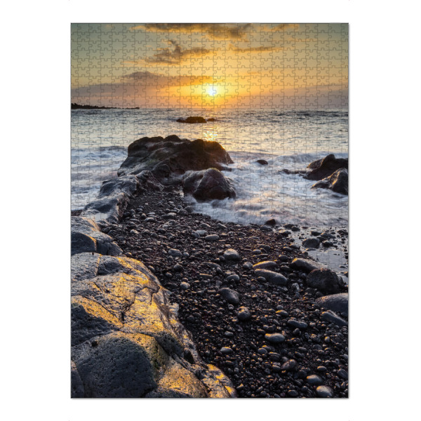 Puzzle Ravensburger "Playa Jardin auf Teneriffa" artboxONE - Natur,Reise,Reise / Strand und Meer