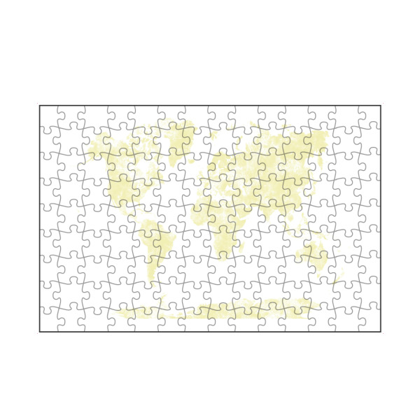 artboxONE Puzzle "Weltkarte in Pastellfarben-g" artboxONE - Abstrakt,Kartografie
