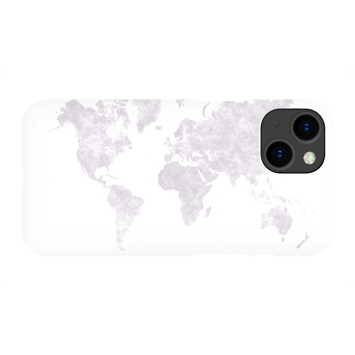 "Weltkarte in Pastellfarben-a"für iPhone - Premium-Case Handyhülle artboxONE
