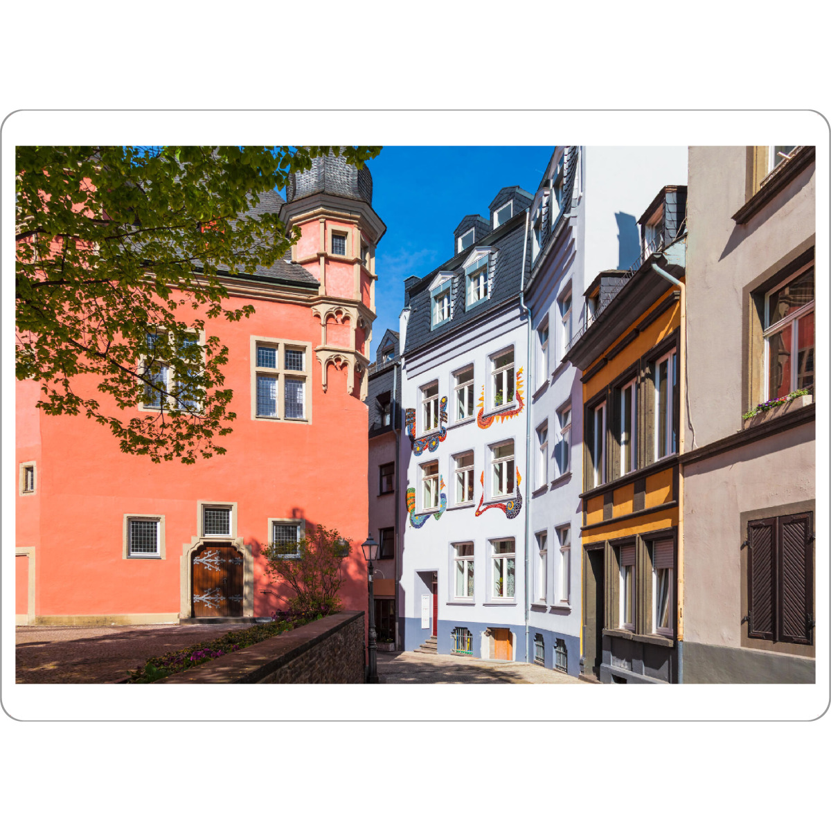 Tischset "Koblenzer Architektur" artboxONE - Städte - Koblenz,Rheinland-pfalz,Deutschland,Architektur,Stadt,Stadtbild,Straße,Deutsch,Rlp,Europa,Reisen