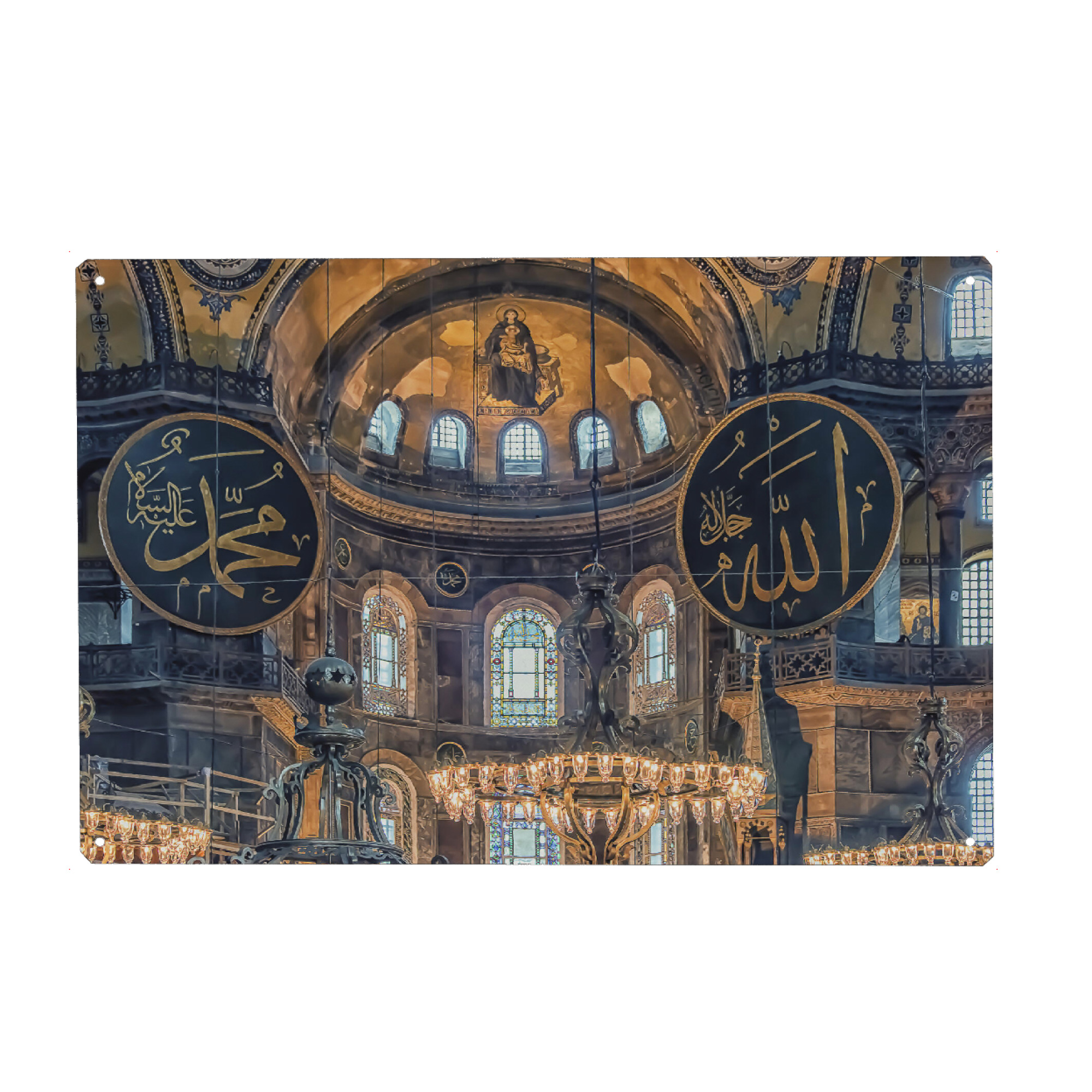 Metall Poster "Hagia Sophia" artboxONE - Städte,Reise,Architektur,Reise / Länder,Städte / Istanbul