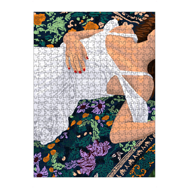 Puzzle Ravensburger "Marokkanischer Teppich" artboxONE - Floral,Menschen