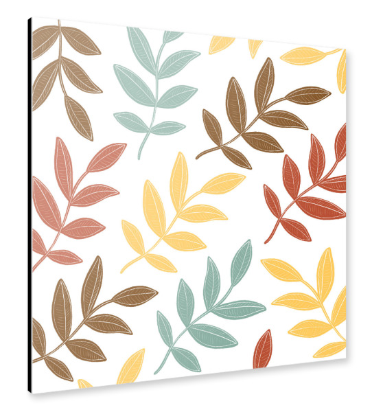 Alu-Dibond "Pastel Branches" 30x30 cm artboxONE