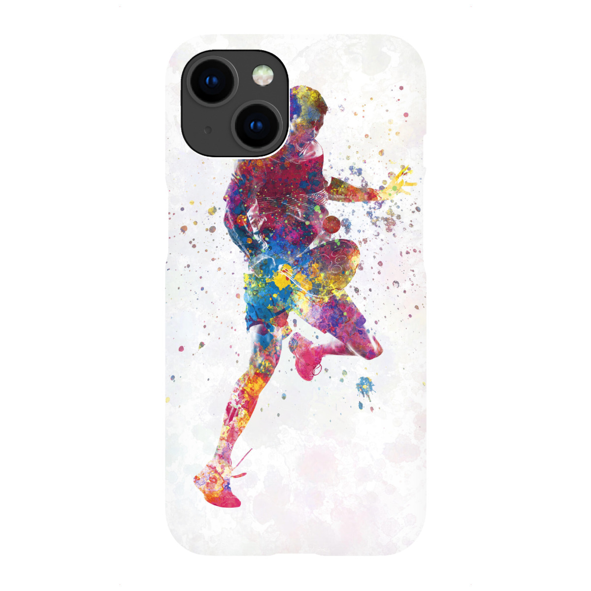 "Aquarell-Paddelspieler"für iPhone - Premium-Case Handyhülle artboxONE