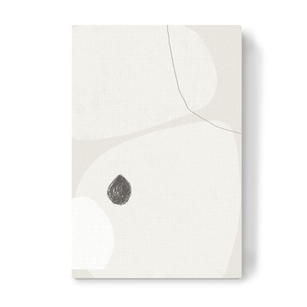 Leinwandbild "New Beginnings Beige" artboxONE - Abstrakt - Abstrakte kunst,Organische formen,Minimalistisch,Abstrakt,Formen,Geometrie