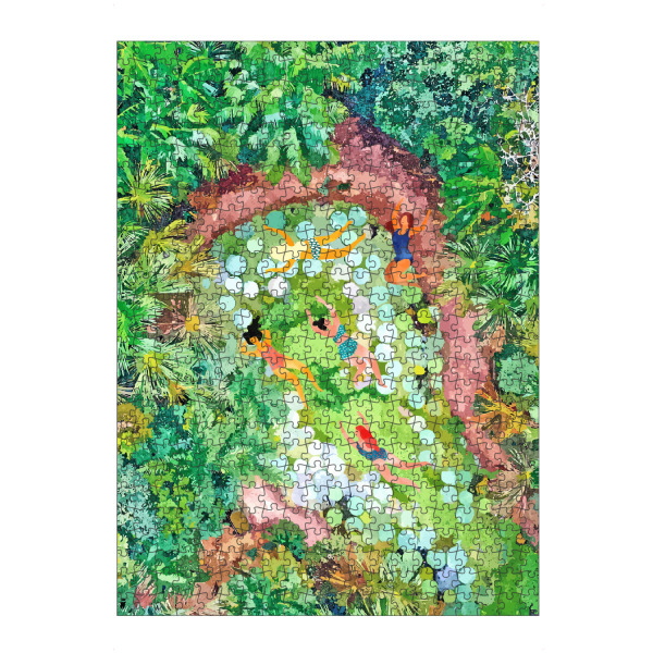 Puzzle Ravensburger "Tropical Vacay | Rainforest Jungle" artboxONE - Natur,Floral