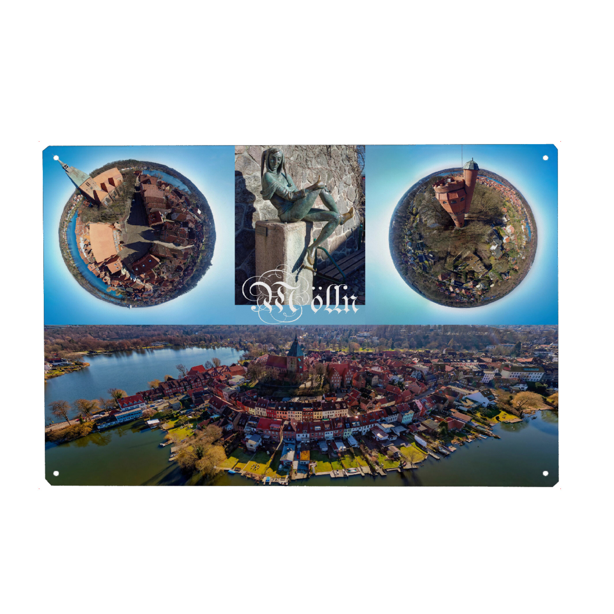 Metall Poster "Till-Eulenspiegel-Stadt Mölln" artboxONE - Städte,Reise,Architektur,Reise / Länder,Städte / Weitere