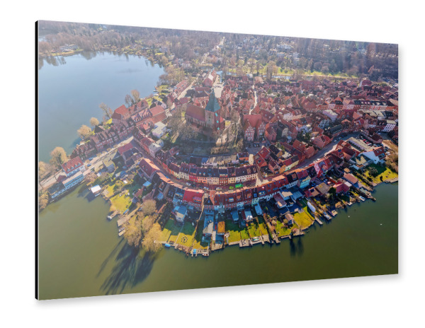 Alu-Dibond "Historische Altstadt Mölln; high" 30x20 cm artboxONE