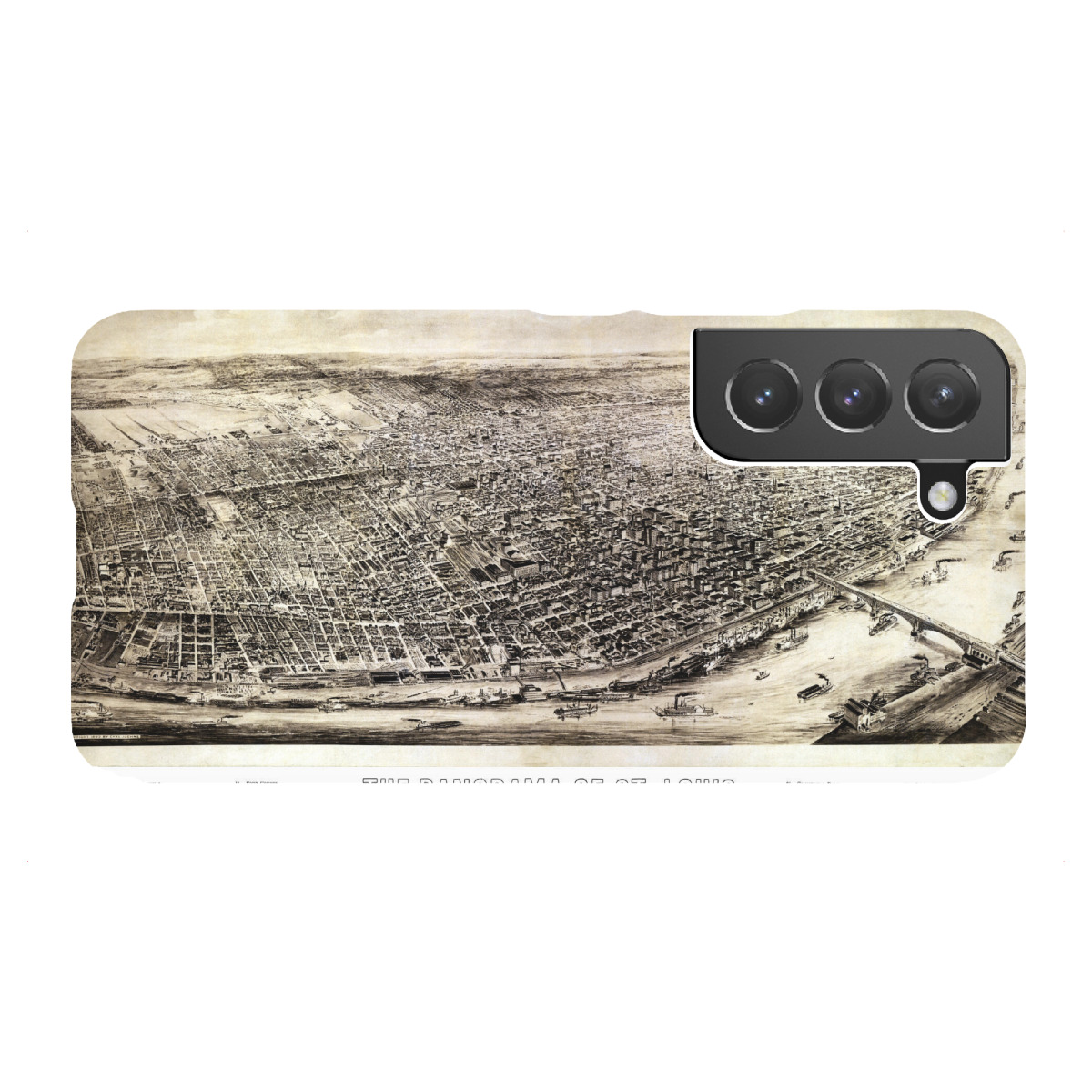 "Alte Karte von St. Louis-Missouri"für Samsung Galaxy - Premium-Case Handyhülle artboxONE