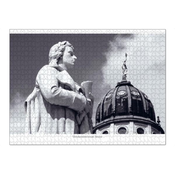 Puzzle Ravensburger "Gendarmenmarkt, Berlin" artboxONE - Städte / Berlin,Reise,Schwarzweiß,Architektur,Reise / Länder