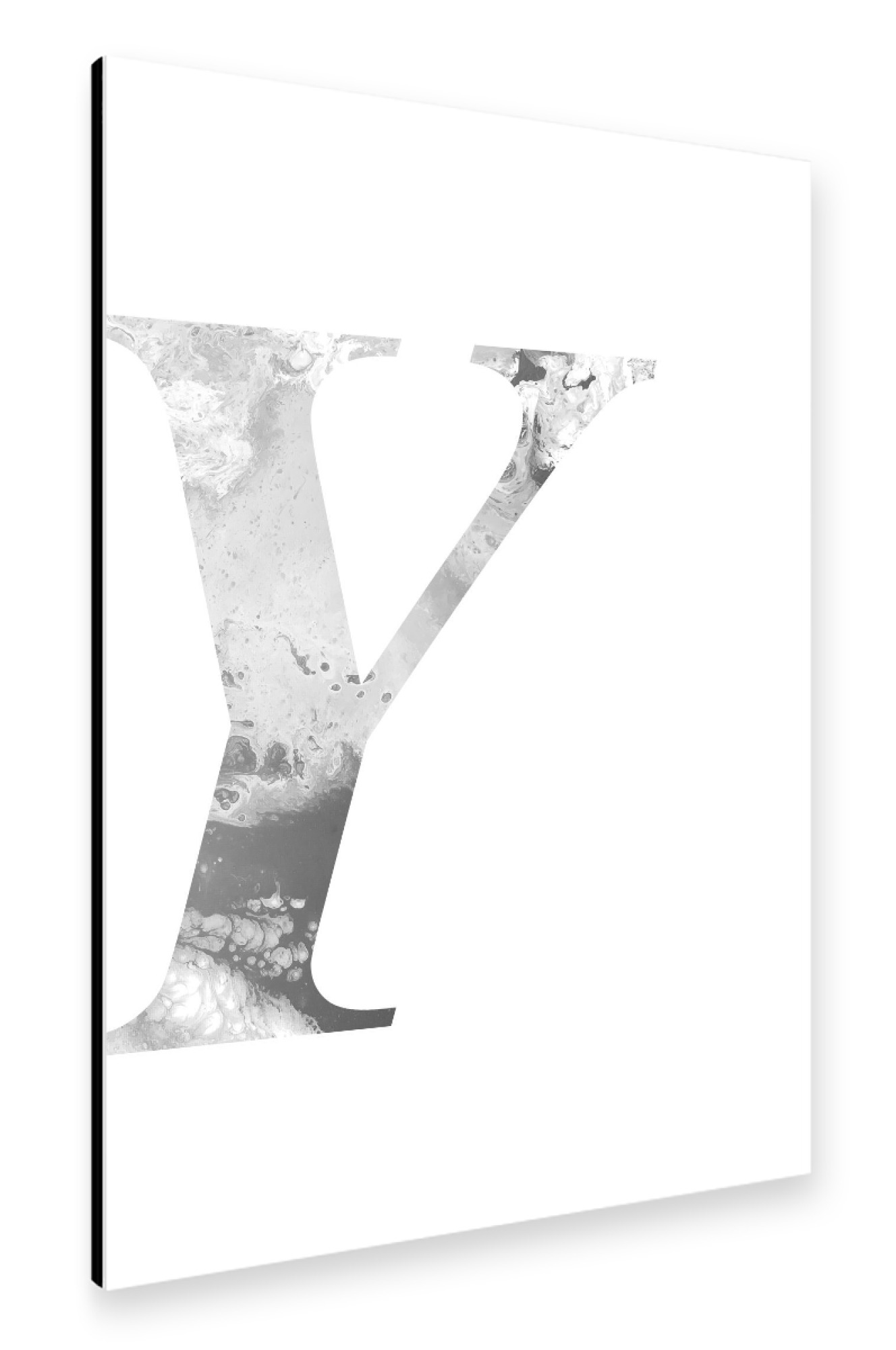 Alu-Dibond "Buchstabe Alphabet Y" 30x20 cm artboxONE