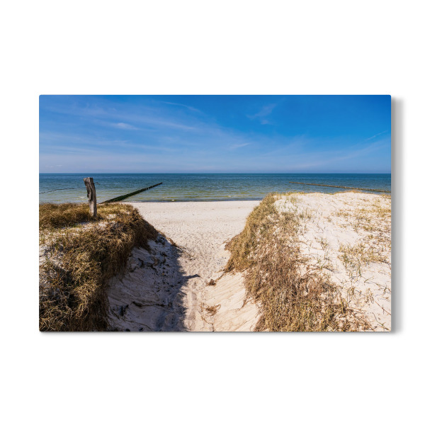 Galerie-Print "Strandaufgang, Düne, Meer" 30x20 cm artboxONE