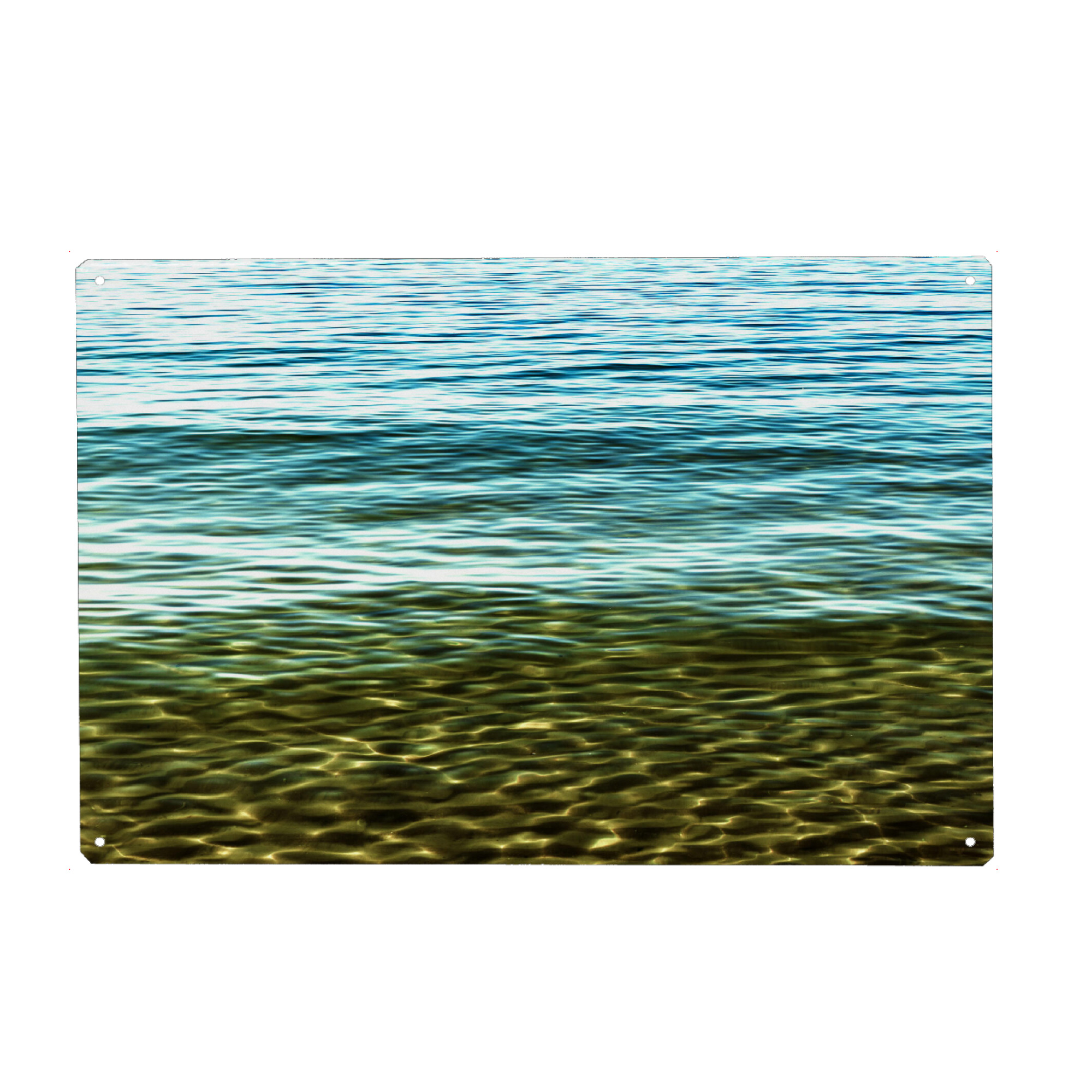 Metall Poster "Wasseroberfläche der Ostsee" artboxONE - Natur,Reise / Strand und Meer,Unterwasser