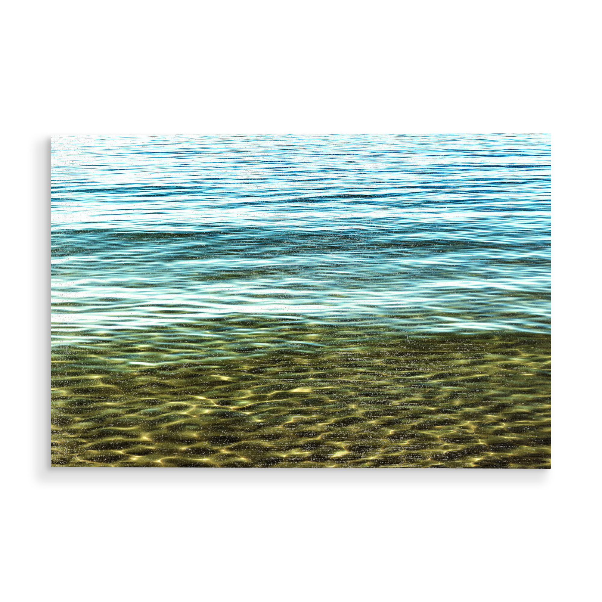 Holzbild "Wasseroberfläche der Ostsee" artboxONE - Natur,Reise / Strand und Meer,Unterwasser