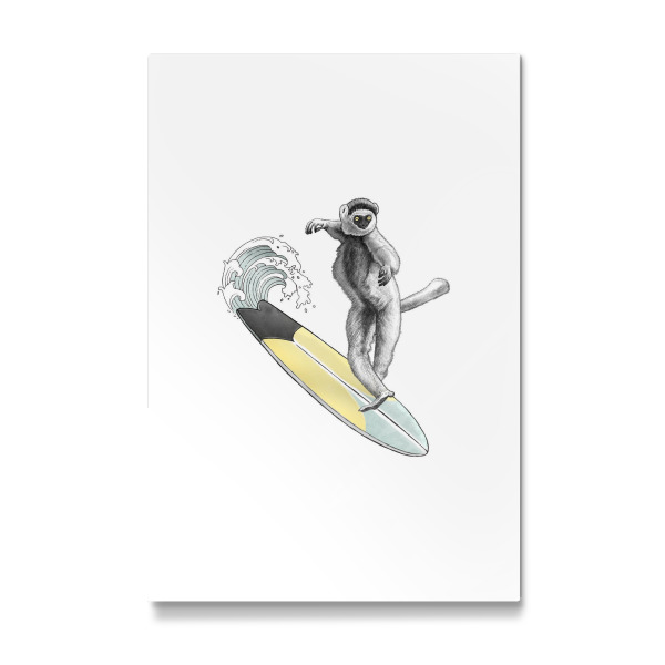 Galerie-Print "Sifaka-Surfer" 30x20 cm artboxONE