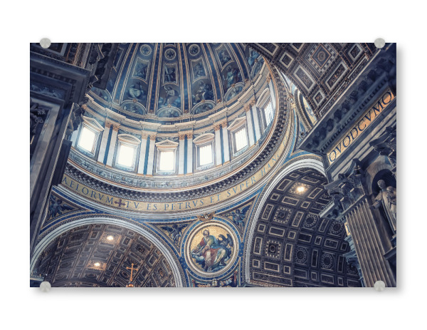 Acrylglasbild "Kuppel der Basilika" artboxONE - Städte,Reise,Architektur,Reise / Länder,Städte / Rom