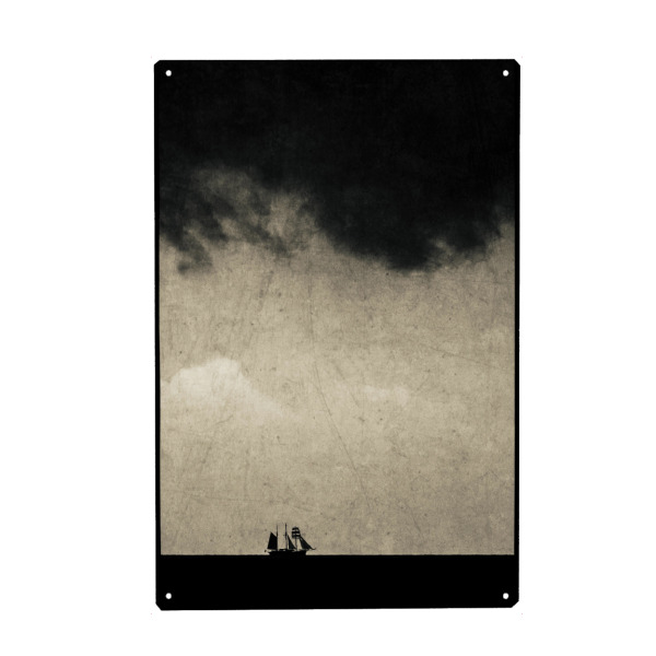 Holzbild "Under the storm" artboxONE - Natur,Reise,Reise / Strand und Meer