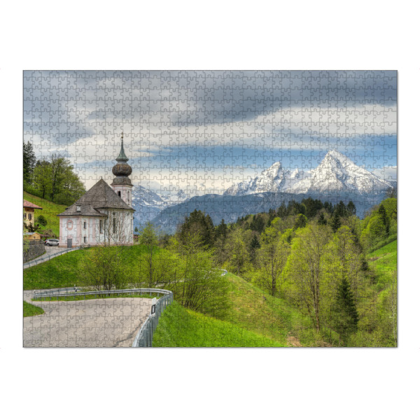 Puzzle Ravensburger "Maria Gern in Berchtesgaden" artboxONE - Natur,Reise